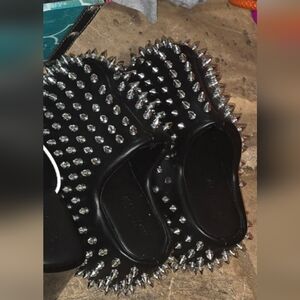 Spiked Out Platform Clogs